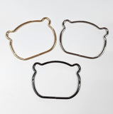 Asas geométricas de metal