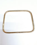 Asas geométricas de metal