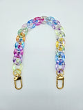 Asa de Cadena de acrílico arcoíris