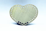 Base de madera corazón