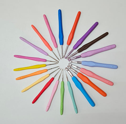 Ganchos rainbow para tejido