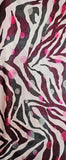 Tela metalic animal print