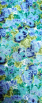 Tela impresionismo de rosas azules