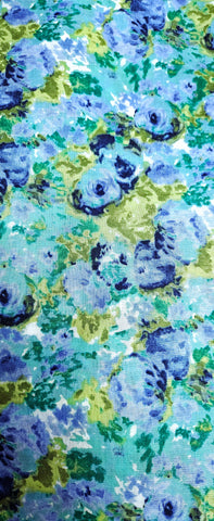 Tela impresionismo de rosas azules