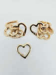 Argollas de corazón
