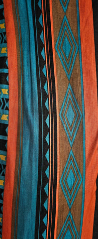 Tela azul tribal