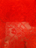 Bonita flower encaje srech varios colores