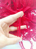 Elástico con organza