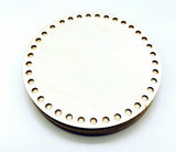 Base de madera redonda