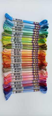 DMC Mouliné Color Variations - Hand Embroidery supplies shipped DMC Mouliné Color Variations - Hand Embroidery supplies shipped